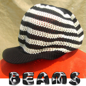 即決■BEAMS■ゼブラーマン逃げろ逃げろcap■■古着