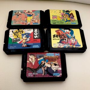 ボナンザブラザーズ 含む メガドライブ ソフト 5本セット