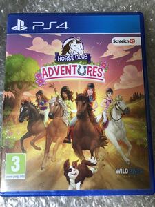 PS4 海外版ソフト HORSE CLUB ADVENTURES 国内本体動作OK ホースクラブ EU版
