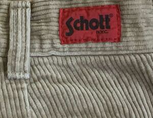 Schott N.Y.C Trousers Combatコーデュロイ　ビンテージ　ショット