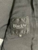 [Black by Vanquish] レイヤード イタリアンラムレザージャケット S 羊革 BVJ161 ブラック ブラックバイヴァンキッシュ_画像3