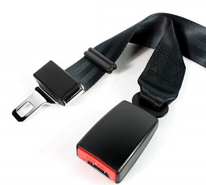  seat belt extension ek stain da-25-80cm ( black ) all-purpose adjustment possible falling prevention buckle 