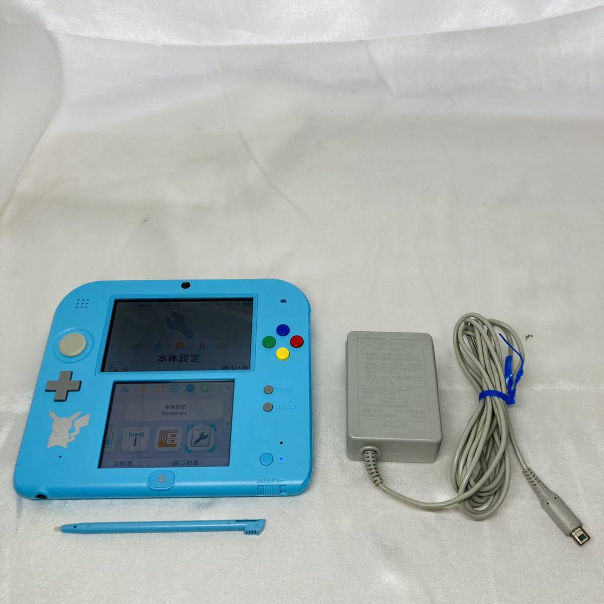 残りわずか 美品 ニンテンドー2ds ポケットモンスター サンムーン ライトブルー 箱付き Hek293 Com