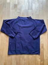 【美品】Yarmo ヤーモ FISHERMANS SMOCK フィッシャーマンスモック サイズS ネイビー 茄子紺_画像3