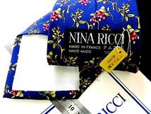 ★☆*:.*:【新品】4437T 【ワンタッチ】ニナリッチ【NINA RICCI】【花】ネクタイ_画像1