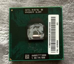 INTEL CPU V943A519 SLGJN AW80577T3000 1.80/1M/800