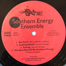 ■1993年 オリジナル US盤 極美品 シールド付き Southern Energy Ensemble / Southern Energy 12’LP アナログ盤 BF-19758 Black Fire_画像4