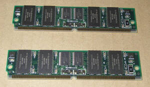 ★TOSHIBA Memory 64MB X2=128MB 72Pin SIMM★OK!!★MADE in JAPAN★