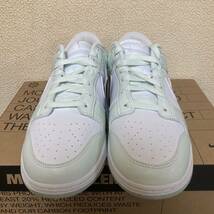 28cm 即決 国内正規新品 WMNS NIKE DUNK LOW NEXT NATURE WHITE BARELY GREEN ナイキ ダンク 白 緑 DN1431-102_画像2