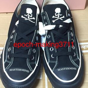 黒黒29cm 即決 国内正規新品 mastermind JAPAN CONVERSE ADDICT CHUCK TAYLOR CANVAS OX Black Black CT70 コンバース マスターマインドの画像1