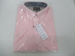 p.☆iY★！☆EmilＢalоr・メンズ半袖シャツ・ピンク色・Ｌサイズ★　未使用品・長期保管品★　1☆