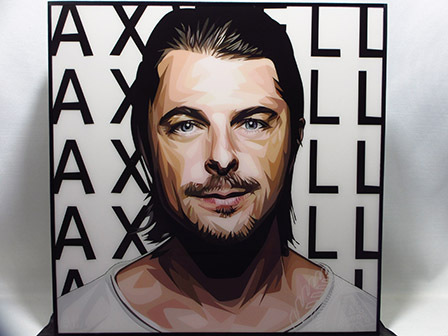 [Новый № 490] Поп-арт-панель Axwell Ingrosso DJ, произведение искусства, Рисование, Портреты