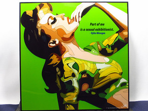 Art hand Auction [Neu Nr. 484] Pop-Art-Panel Kylie Minogue, Kunstwerk, Malerei, Porträts