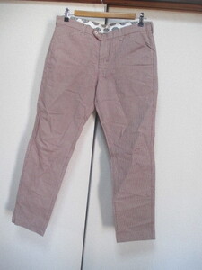 W81 (32)大き目◆Dickies ディッキーズ◆ワークパンツ◆柄◆used