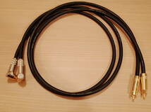 ★ 即決ペア RCAケーブル 立井電線 SOFTEC MIC CORD 1m 黒 Switchcraft L型 3502RAAU NEUTRIK NYS352AG(L.R識別処理可) ブランド長さ変更可_画像1