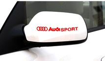 1送料込○○○○Ａｕｄｉ sports 赤ステッカー２点セット1101_画像2