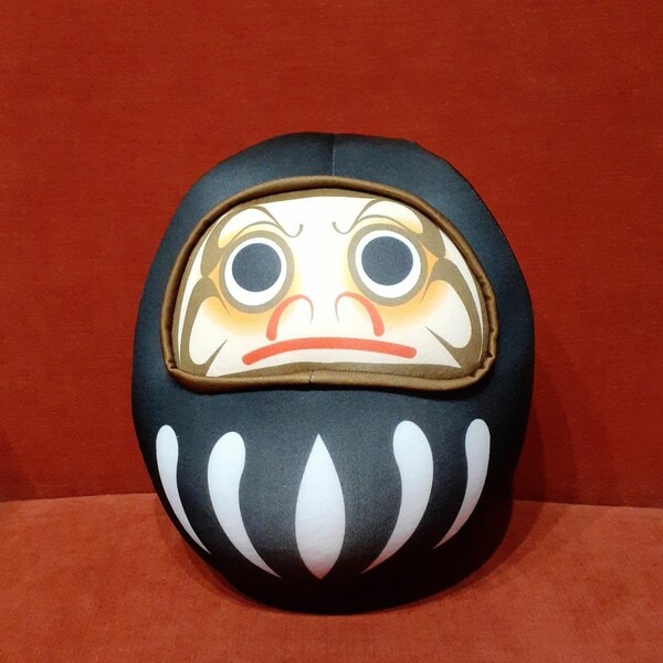 未使用ダルマネックピロー ビーズクッション リバーシブル