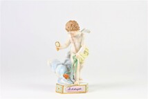 マイセン 「箴言の天使」 アシエによるモデル 1924年以前 / Meissen フィギュリン 陶器人形_画像2