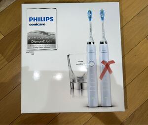 未使用品 フィリップス 電動歯ブラシ ダイヤモンド ディープクリーン ハンドル1本 (充電用グラス付き) HX9322/43