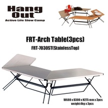 アウトドア ハングアウト Hang Out アーチテーブル ステンレストップ Arch Table Stainless Top FRT-7030ST キャンプ_画像1