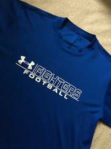 ** Kansai .. university FIGHTERS American football part UNDER ARMOUR T-shirt LG player supplied goods rare goods **