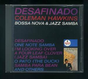 ★即決！コールマン・ホーキンス　COLEMAN　HAWKINS　DESAFINADO　BOSSA　NOVA＆JAZZ　SAMBA　TOMMY　FLANAGAN　