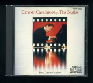 ★即決！CBS/SONY刻印　カーメン・キャバレロ　ビートルズを弾く　CARMEN CAVALLARO PLAYS THE BEATLES　CP35-3038　旧規格
