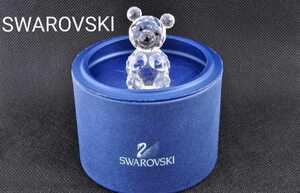 ◆◇SWAROVSKI スワロフスキー シルバークリスタル ベア 置物 クマ 箱付き◇◆