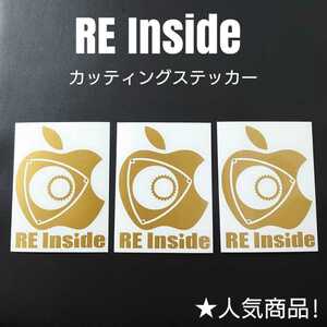 [RE Inside] разрезные наклейки 3 шт. комплект ( Gold )