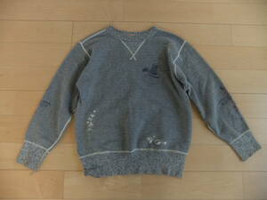 TOYO ENTERPRISE 東洋エンタープライズ WHITSVILLE SWEAT スウェット サイズS 100% COTTON AIR RESCUE SERVICE 霜降り