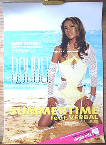 DOUBLE　「SUMMERTIME feat.VERBAL」 ポスター