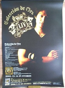 LIV　「Coleccion de Oro BEST 2002－2005」 （押尾学）　ポスター