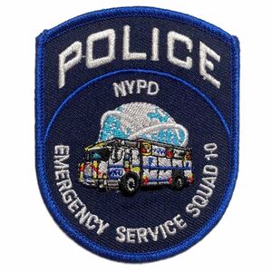 NYPD ニューヨーク市警　エマージェンシー・サービス・スクワッド　10 ワッペン