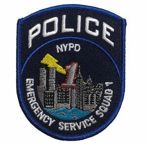 NYPD ニューヨーク市警　エマージェンシー・サービス・スクワッド　1 ワッペン