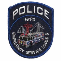 NYPD ニューヨーク市警　エマージェンシー・サービス・スクワッド　6 ワッペン_画像1