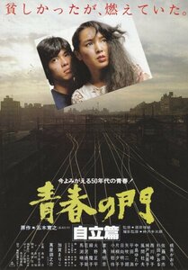 「青春の門　自立篇」映画チラシ　桃井かおり　佐藤浩市