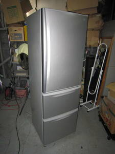 近隣送料無料 ナショナル 365L NR-C377M 3ドア冷蔵庫 2008年製 自動製氷 冷え確認済