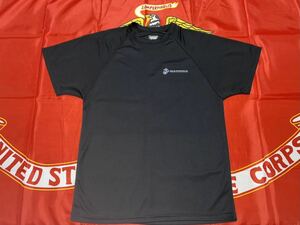 中古美品　made in USA USMC PAIN IS WEAKNESS leavig the body DRYTシャツ Mサイズ　ブラック