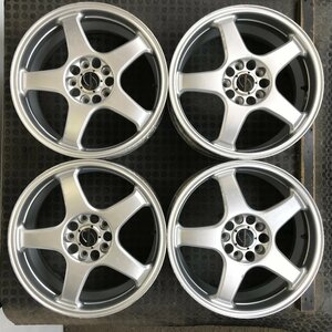 管理番号：Ｗ3-208【4本価額】【17x7J 5x114.3 ET+48 ハブ73】ENKEI RACING LINE・エスティマ等・店頭直接引取可能