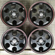 管理番号：Ｗ3-237【4本価額】【14×5J 4x100 ET+39 ハブ60】CENTERLINE 日産純正オプション・NISSAN キューブマーチ等・直接引取可能_画像1