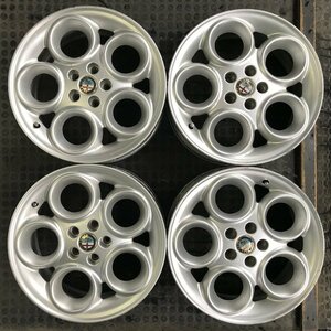 管理番号：Ｗ3-223【４本価額】【16x6.5J 5x98 ET+41.5 ハブ58】アルファロメオ純正・SPEEDLINE・店頭直接引取可能