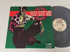 【89年イタリア盤】Alan Barry / You Got Me 12inchアナログ DISCO MAGIC RECORDS ITALY HE120 Hi-NRG,ユーロビートクラシック