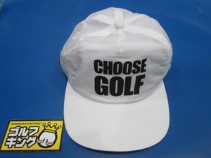 GK鈴鹿☆新品即決859 バーズオブコンドル◆キャップ◆CHOOSE GOLF◆TEMC9F09◆白◆平つば◆スナップバック◆ゴルフ◆人気◆オススメ！