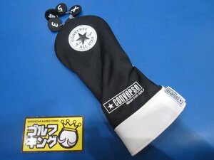 GK鈴鹿☆新品即決010 【UT用】コンバース ヘッドカバー 33700370◆ユーティリティ用◆ブラック◆シンプル◆ミトン型◆人気◆オススメ ♪