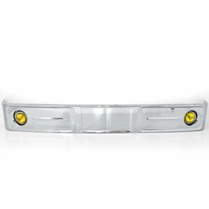  all-purpose 4 ton wide over Q bumper bus bumper yellow foglamp attaching 2 division height 270mm width 2300mm retro reprint 4t wide plating bumper 