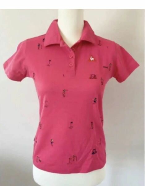 Lecoq golf ルコックゴルフ レディース 半袖ポロシャツ Mサイズ