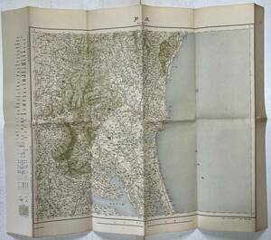 （刷物374）水戸 二十万分一帝国図 （茨城県） 46×57 昭和4年 大日本帝国陸地測量部