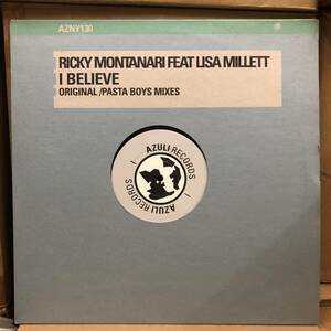 Ricky Montanari Feat Lisa Millett - I Believe 　(used)