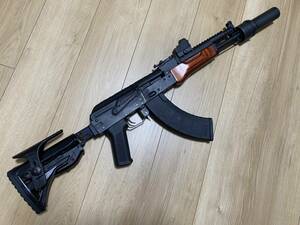 中古　S＆T AK-105 フルメタル電子トリガー G3外装カスタム AK LCT 