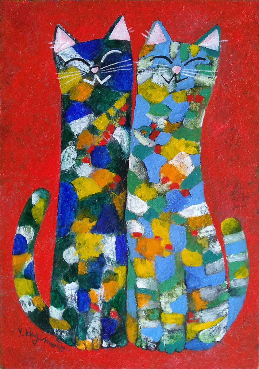 ヤフオク! -絵画 油絵 猫の中古品・新品・未使用品一覧